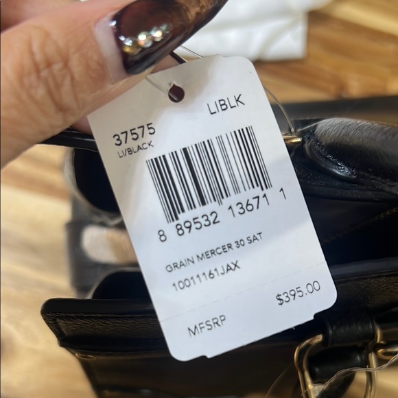 Coach Black Leather Women's Bag - Picture 2 of 10